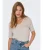 Only Shirt met korte mouwen ONLELISE S/S V-NECK TOP JRS NOOS