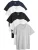 Next Shirt  navy / nachtblauw / grijs gemêleerd / zwart / wit