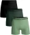 Muchachomalo Boxershorts 3-Pack Solid Groen 582