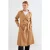 Dubbelbreasted Lange Trenchcoat