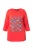 Ulla Popken Shirt  marine / groen / zalm roze / eierschaal
