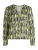 Cartoon Blouse  beige / navy / geel / olijfgroen