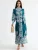 MSN Collection Blousejurk  cyaan blauw / pastelblauw / rosa