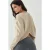 Sweatshirt met lange mouwen en rugsplitdetails