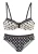 LASCANA Bikini  donkergeel / zwart / wit