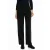 Desigual straight regular waist broek zwart