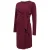 VERO MODA MATERNITY zwangerschaps midi jurk – donkerrood