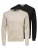 Only & Sons Trui ‘Wyler’  zwart gemêleerd