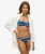 Tie-dye Bikinitop Blauw