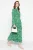 Trendyol Modest Dames Kaki Bloemen Maxi Lang Stijlvol/Avond Skater Modest Jurken