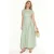 Bootneck Bloemmotief Jacquard Maxi Jurk