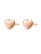 Hey Happiness Oorbellen ‘Love Heart’  rose-goud