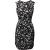 Erdem Slim Fit Jurk met Bloemenprint in Multicolor Katoen