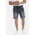 Jan Vanderstorm loose fit short LAMBRIT Plus Size donkerblauw