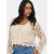 ONLY CARMAKOMA gebreid vest crochet zand