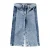 Your Wishes wide leg jeans light blue denim