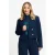 POM Amsterdam cropped blazer – donkerblauw