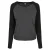 Dames-T-shirt met lange mouwen Urban Classics contrast raglan (GT)