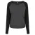 Dames-T-shirt met lange mouwen Urban Classics contrast raglan (GT)