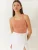 Bianco Lucci Top  oranje / wit