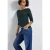 Street One Dames Basic shirt met lange mouwen in Groen