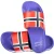 Noorwegen Vlag Slippers Casual Schoeisel