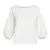 Blouse met ballonmouwen van linnenmix