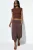 Dames Modal Polyester Capri Salwar Broek