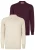 Felix Hardy Trui  beige / wijnrood