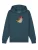 Watapparel Sweatshirt ‘Vogel’  petrol / gemengde kleuren