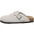 EVER AU Vrouwen Pintail Leren Comfort Klomp Sandalen – Taupe Suede