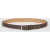 Paul Smith Men Belt Top Stitch N Vein Brown
