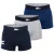 LACOSTE Boxershorts  navy / nachtblauw / grijs gemêleerd / wit