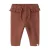 LIL’ ATELIER BABY katoenen gebreide babybroek met ruches – warmbruin
