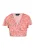 faina Blouse  groen / koraal / rood