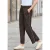 Street One Studio Dames Wide Legs culottes in een Loose Fit met biezen in Bruin