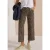 Jeans met High Waist en Wide Leg pijpen met luipaardprint
