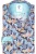 R2 Amsterdam Overhemd donkerblauw, Paisley