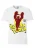 LOGOSHIRT Shirt ‘Human Torch’  geel / rood / wit