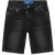 Malelions Men Washed Denim Shorts | Black Rinse