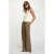 Morgan straight high waist pantalon kaki