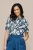 Mylah Print Top Offwhite / Blauw