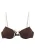 Copenhagen Studios Bikinitop ‘Mix-Kini’  donkerbruin / wolwit