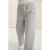 Joggingbroek met wijde pijpen en aantrekband