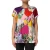 Patches bloemenprint T-shirt