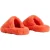 White Stuff Faux Fur Mule Slipper Mid Coral