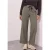 Wide Leg Hose mit Gallonstreifen und Dessin