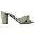 Saint Laurent Bianca Slide Sandalen in Wit Leer