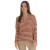 Jacqueline de Yong Harlow LS Tonsy Top met v-hals voor dames, brown