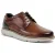 Pod Finch Leren Herenschoenen In Cognackleur Met Veters.